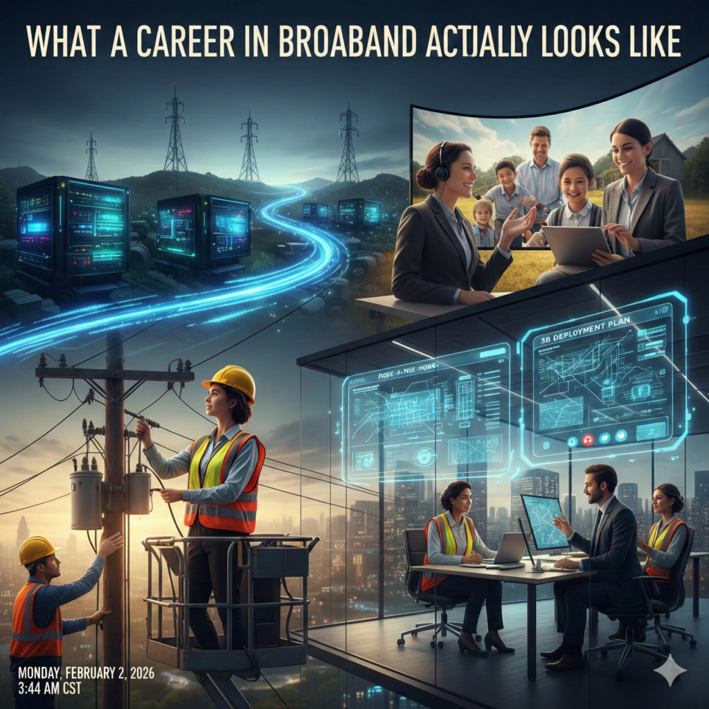 What a Career in Broadband Actually Looks Like